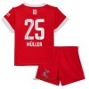 Officiële Voetbalshirt + Korte Broek FC Bayern München Muller 25 Thuis 2022-23 - Kids